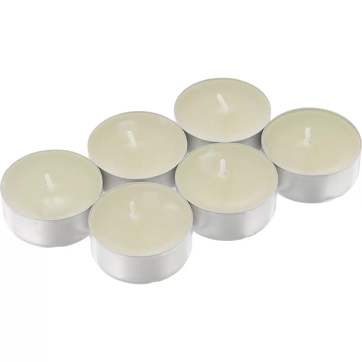 Свеча чайная в гильзе, белый, 30 шт